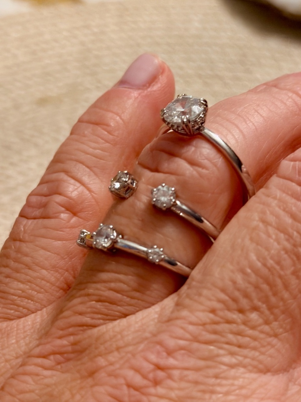 Swarovski ring set (3)